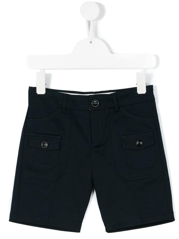 Gucci Kids - Casual Shorts - Kids - Cotton/spandex/elastane - 4 Yrs, Blue