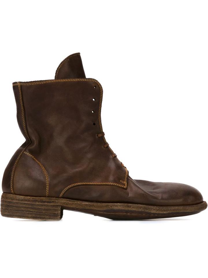 Guidi Combat Boots, Women's, Size: 39, Brown, Leather