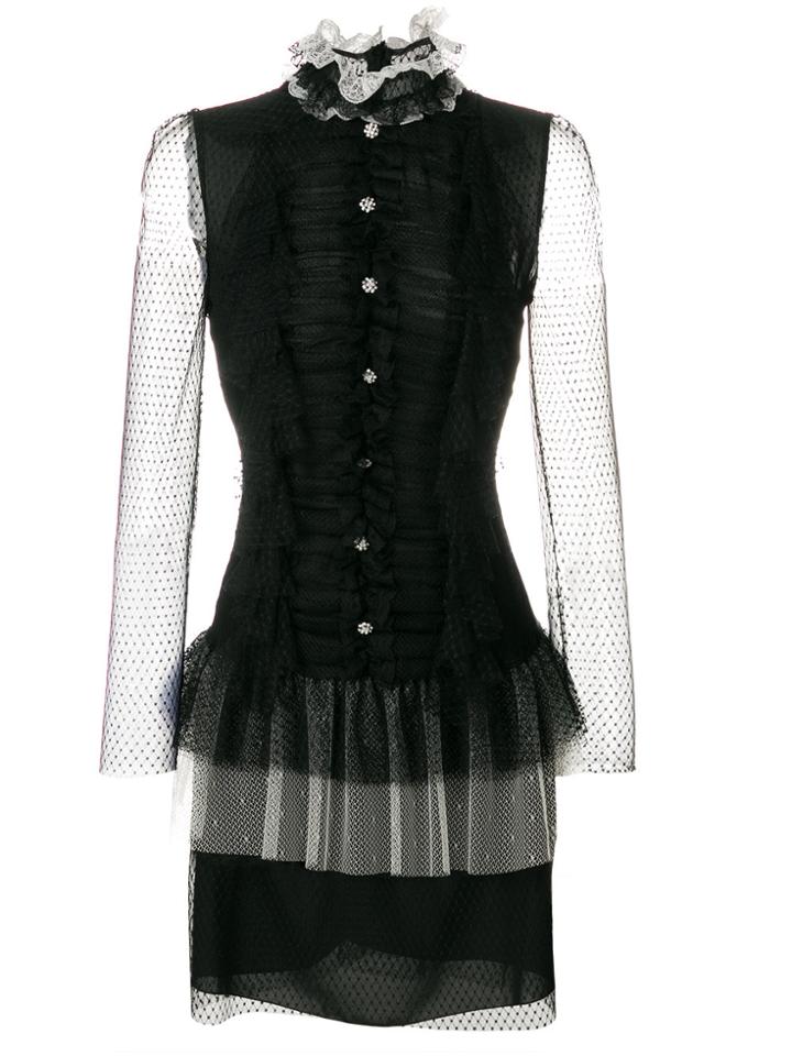 Philosophy Di Lorenzo Serafini Tulle Mini Dress - Black