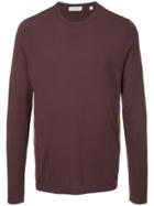 Gieves & Hawkes Panelled Top - Red