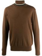 Bellerose Contrast Stripe Sweater - Brown