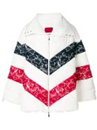 Moncler Gamme Rouge Lace Stripe Jacket - White