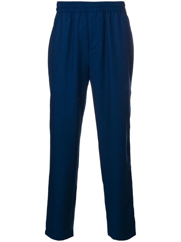 Paura Logo Band Track Trousers - Blue