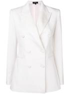 Theory Double Breasted Blazer - White