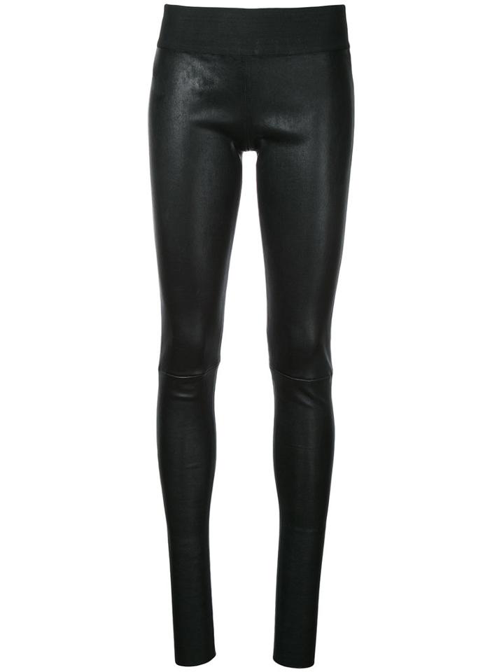 Kitx Black Cat Leggings, Women's, Size: 10, Leather