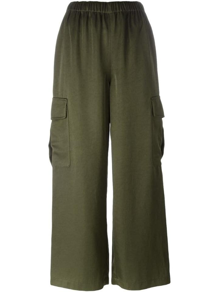 Comme Des Garçons Pre-owned Cargo Trousers - Green