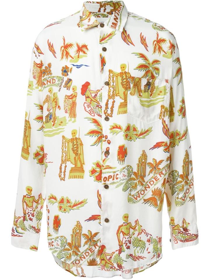 Our Legacy 'misantropic Wonderland' Print Button Down Shirt