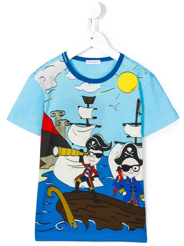 Dolce & Gabbana Kids 'junior Sailors' T-shirt, Boy's, Size: 10 Yrs