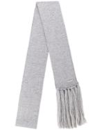 Dsquared2 - Metallic (grey) Knitted Scarf - Women - Cotton/polyester/viscose - One Size, Cotton/polyester/viscose