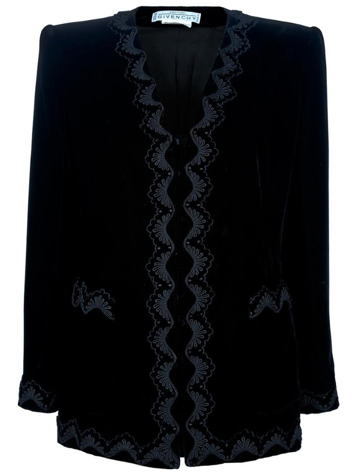 Givenchy Vintage Embroidered Jacket - Black