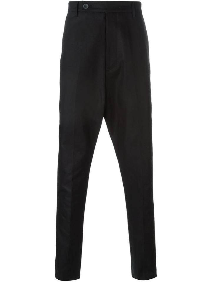 Rick Owens Astaire Trousers, Men's, Size: 48, Black, Cotton