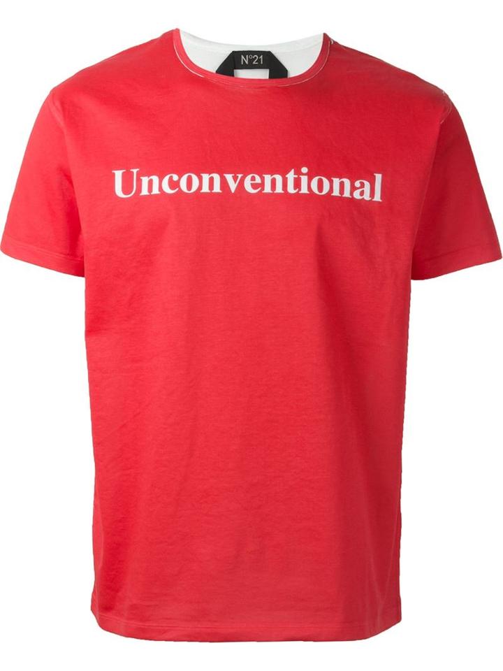 No21 Contrast Back T-shirt