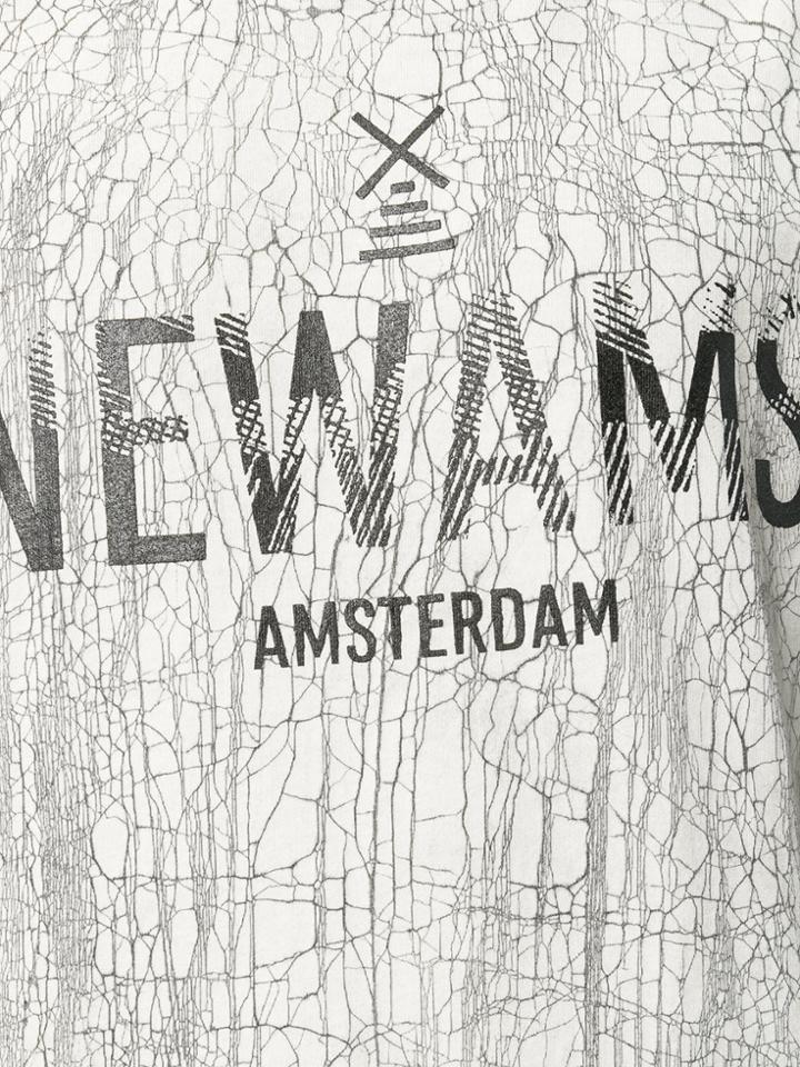 Newams Logo Long-sleeve Sweatshirt - Grey