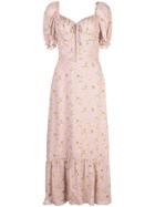 Reformation Cabernet Dress - Pink