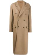 Rokh Oversized Double-breasted Coat - Neutrals