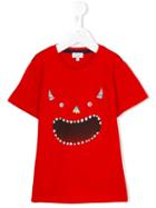 Paul Smith Junior - Monster Print T-shirt - Kids - Cotton - 5 Yrs, Red