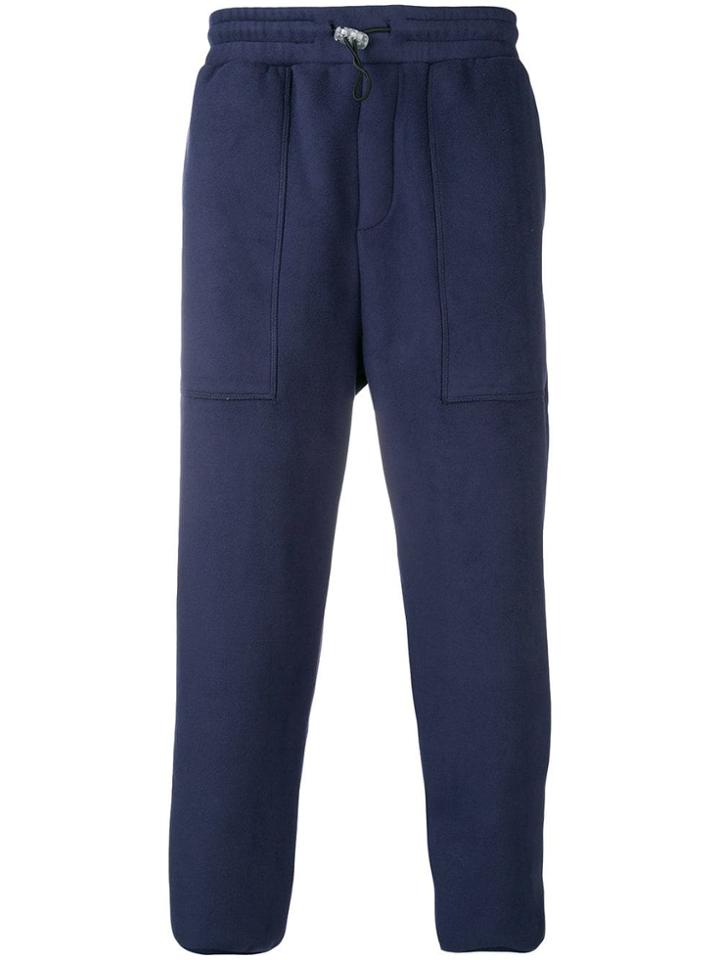 Drôle De Monsieur Elastic Waist Track Pants - Blue