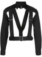 Comme Des Garçons Shirt Harness-style Long-sleeve Shirt - Black