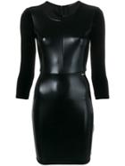 Armani Exchange Fitted Mini Dress - Black