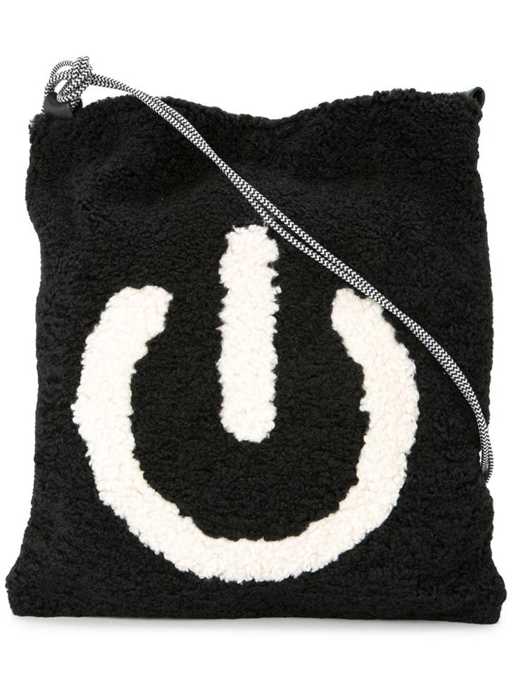 Tu Es Mon Trésor Fleece Power On Bag - Black