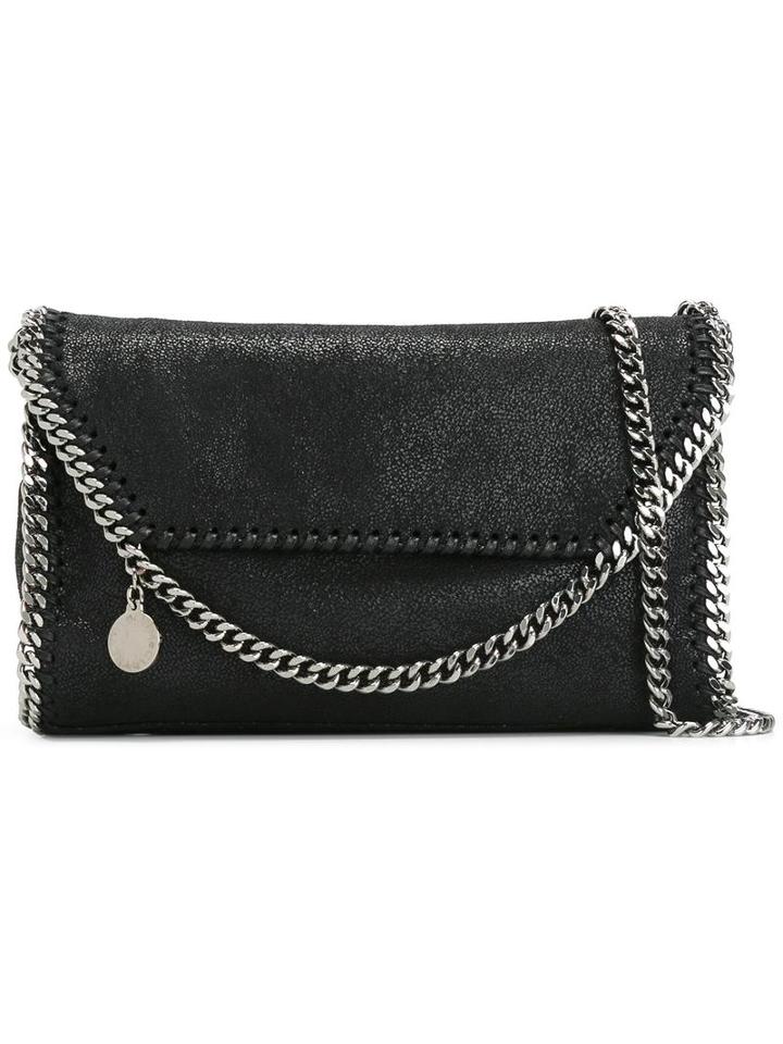 Stella Mccartney 'falabella Shaggy Deer' Shoulder Bag, Women's, Black, Artificial Leather/metal