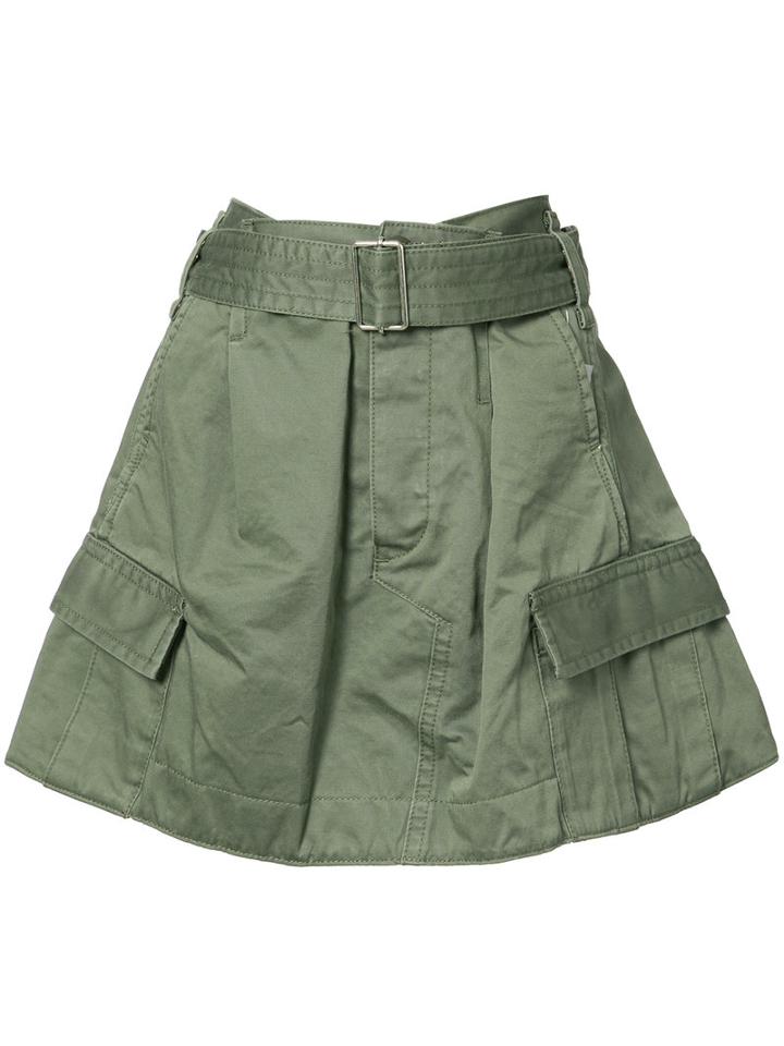Marc Jacobs Military Skirt, Women's, Size: 2, Green, Cotton