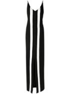 Osklen Striped Maxi Dress, Women's, Size: P, Black, Polyester