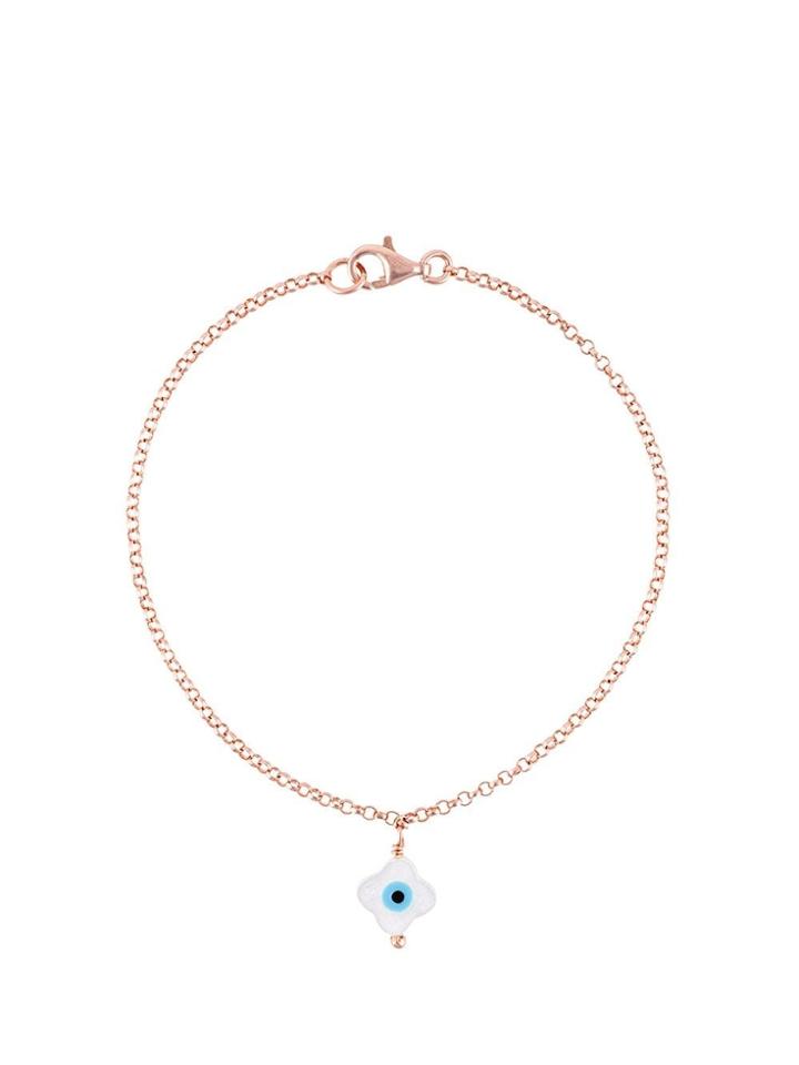 Eye M By Ileana Makri Double Eye Bracelet - Metallic