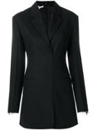 Helmut Lang Pinstripe Blazer Dress - Black