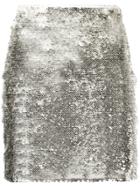 Misha Collection Short Fitted Skirt - Metallic