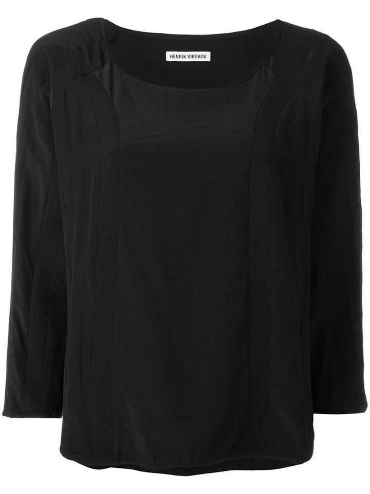 Henrik Vibskov 'gordon' Blouse, Women's, Size: Medium, Black, Polyester/rayon