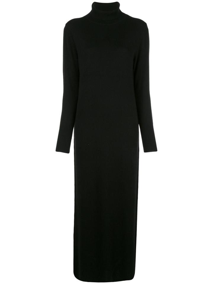 Nili Lotan Turtle-neck Sweater Dress - Black