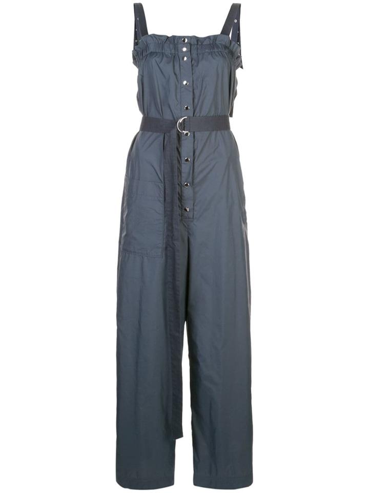 Tibi Wide Leg Jumpsuit - Blue