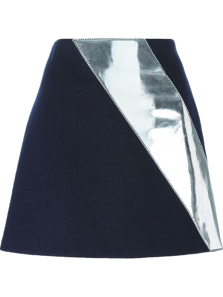 Sonia Rykiel Metallic Panel Skirt