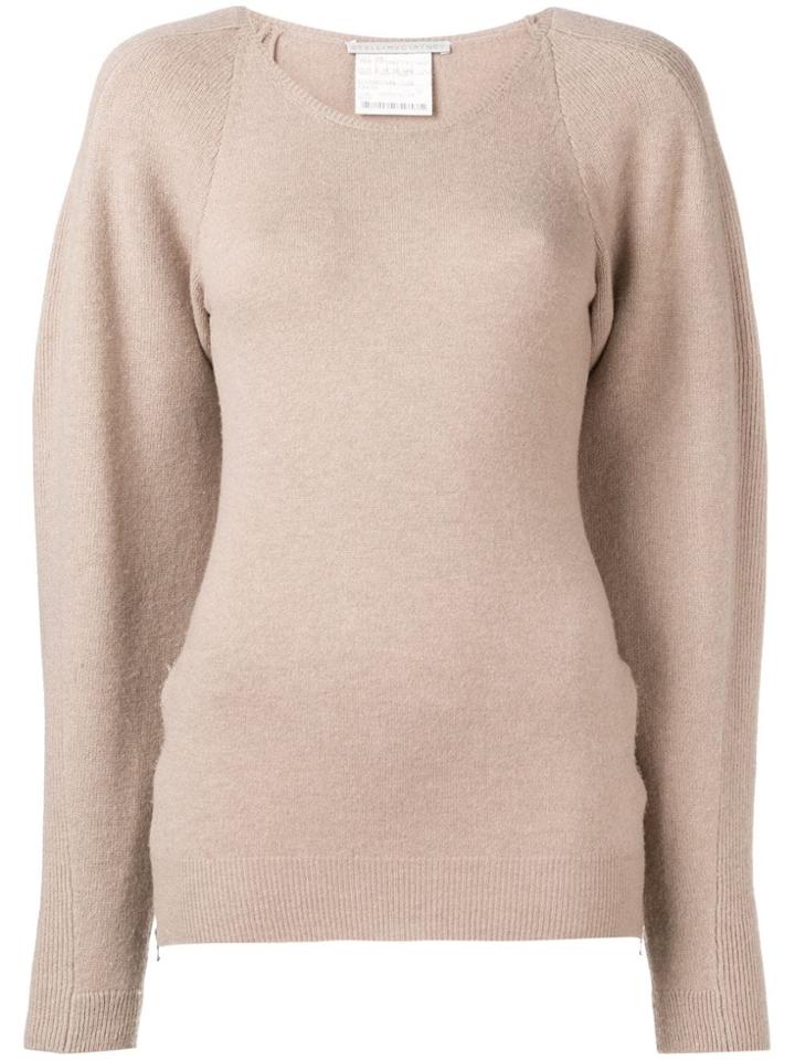 Stella Mccartney Side-zip Jumper - Neutrals
