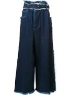 Miharayasuhiro Wide Leg Jeans, Women's, Size: 36, Blue, Cotton