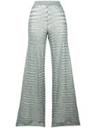 Missoni Sequin Knit Trousers - Blue