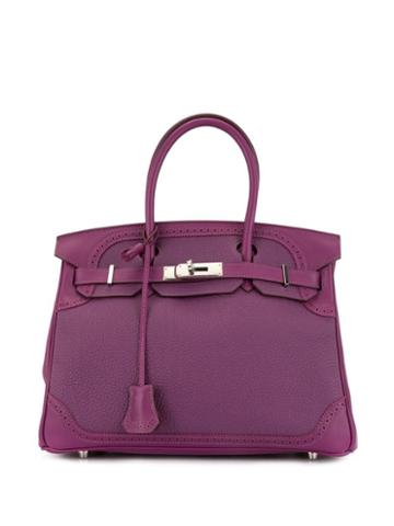 Hermès Pre-owned Birkin 30 Bag - Purple