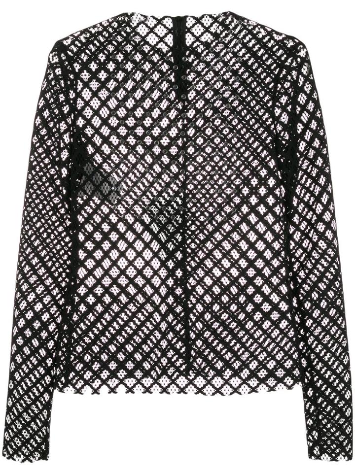 Philosophy Di Lorenzo Serafini Fishnet Top - Black
