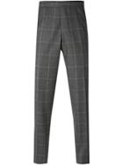 Fashion Clinic Timeless Grid Print Trousers - White