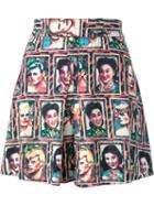 Jean Paul Gaultier Vintage 'jpg' Portrait Print Shorts