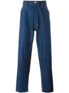 E. Tautz 'chore' Wide Leg Jeans, Men's, Size: 34, Blue, Cotton