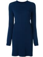 Twin-set Fitted Dress, Women's, Size: Medium, Blue, Viscose/polyester