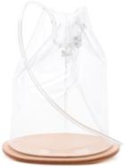 Building Block - Bucket Shoulder Bag - Women - Pvc - One Size, White, Pvc