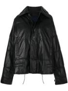 Haider Ackermann Oversized Leather Jacket - Black
