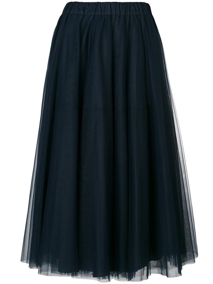 P.a.r.o.s.h. Full Skirt - Blue