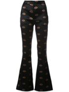 Cynthia Rowley Natalie Jacquard Trousers - Black