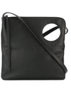 Jil Sander Navy Cut-out Cross Body Bag