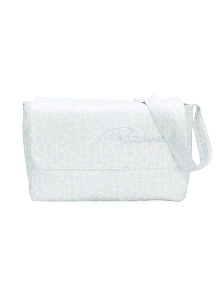 Roberto Cavalli Kids Leopard-print Changing Bag - Blue