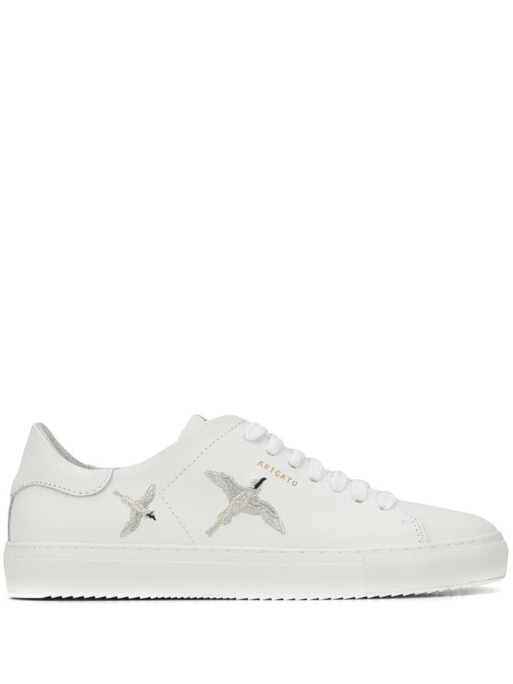 Axel Arigato Side Embroidered Birds Sneakers - White